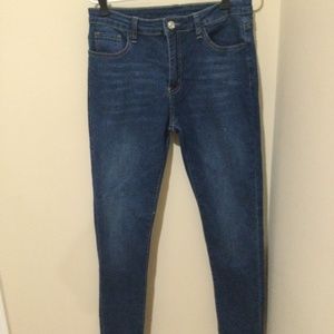Jeans semi washed  size 8/10. Stretch like new